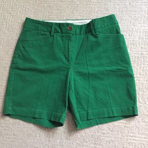 Lands End Green Chino Shorts Size 4